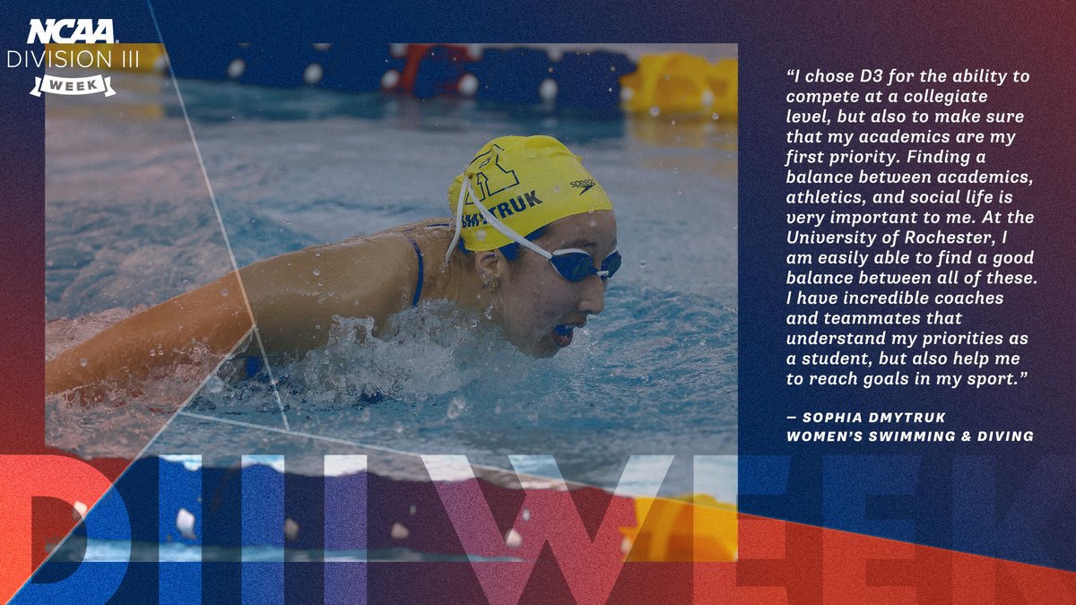 UofRathletics's tweet photo. In celebration of #D3Week, we asked some of our Yellowjacket student-athletes #whyD3 and #whyRochester. Here are some of their responses 👇

#GoJackets // #Meliora https://t.co/9pxAJwKP73
