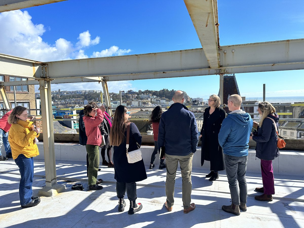 @MaydaySaxonvale @StudioSaar Frome CLT and @FootworkTrust on a tour today of @hastings_ob and @hastingscommons led by our CEO @JerichoJess #hastingseastsussex #communityled #communitylandtrust #hastings #communitybuilding