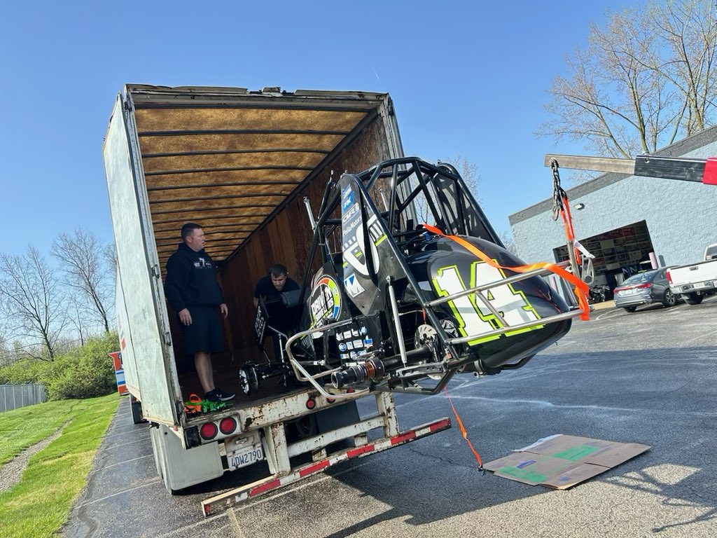 We at <a href="/JMRacing14/">Jason Meyers Racing</a> Gotta give a huge thank you to everyone <a href="/ClausonMarshall/">Clauson Marshall Racing</a> racing for getting our stuff unloaded in Indy while we are struggling with flights to get there. Thank you guys very much!!!
