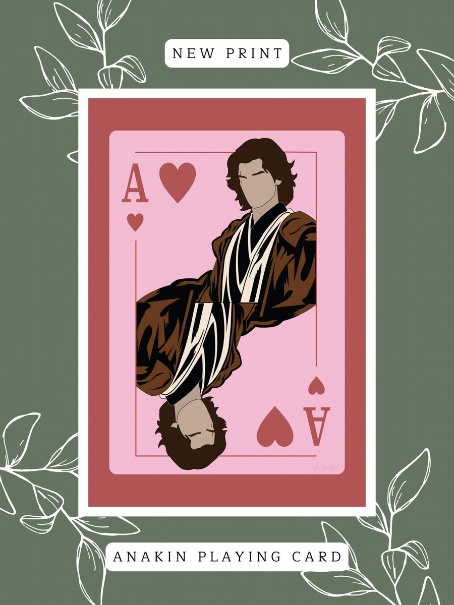 brotherayla's tweet photo. Check out my Etsy to see my new Anakin print! 🃏♥️ https://t.co/LwAzxLLm2M #etsy #etsyfinds #StarWars #AnakinSkywalker https://t.co/xFmGhLjSci