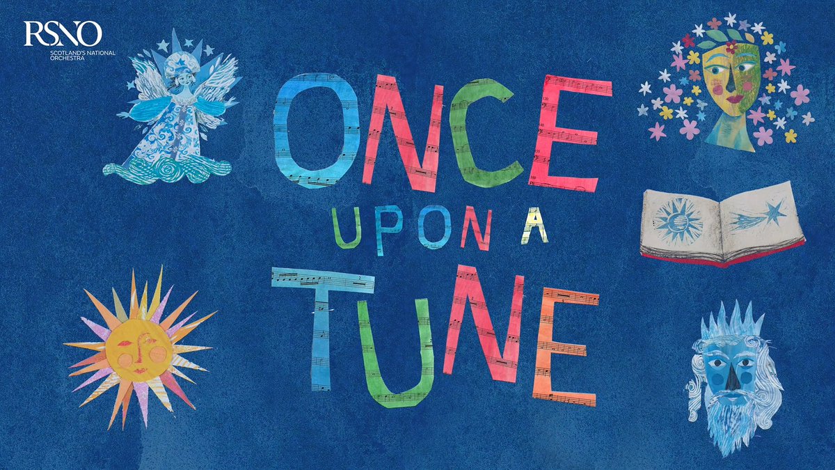 It's been a rainy Easter break so far for Scottish kids but fear not, we have something to keep them entertained! Introduce primary-aged children to classical music & storytelling with Once Upon A Tune, our free concert film with presenter @mrjamesmayhew: rsno.org.uk/project/once-u…