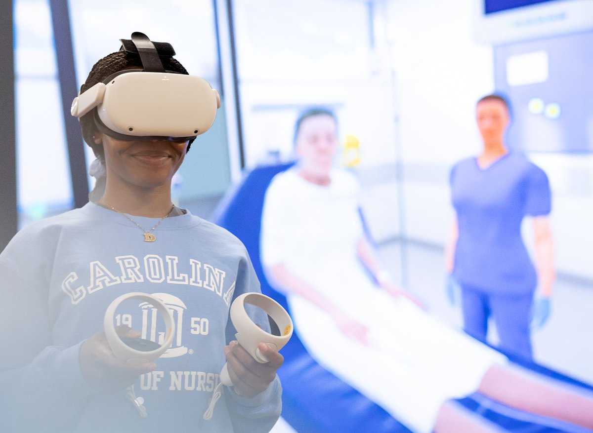 Carolina Nursing is embracing virtual reality simulations to enhance student training, offering an immersive experience for mastering clinical skills. Discover more about this innovative approach by reading the full article here: go.unc.edu/Xo83Q