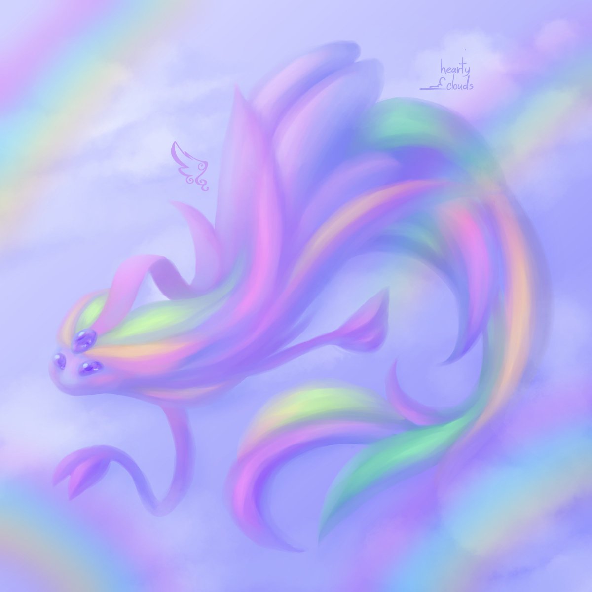 heartyclouds_'s tweet photo. Iridio (o iris), lágrima de Arcoiris. 💜

#rainbow #conceptart https://t.co/OiepWWQo6V