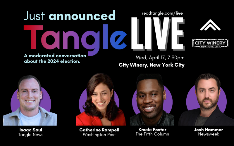 BIG ANNOUNCEMENT! We’re excited to announce @crampell, @josh_hammer, and @kmele as our guest speakers for our live show at @CityWineryNYC on 4/17. GA tickets are SOLD OUT. But limited VIP tickets are left — get yours here >>> bit.ly/4ae2xxV