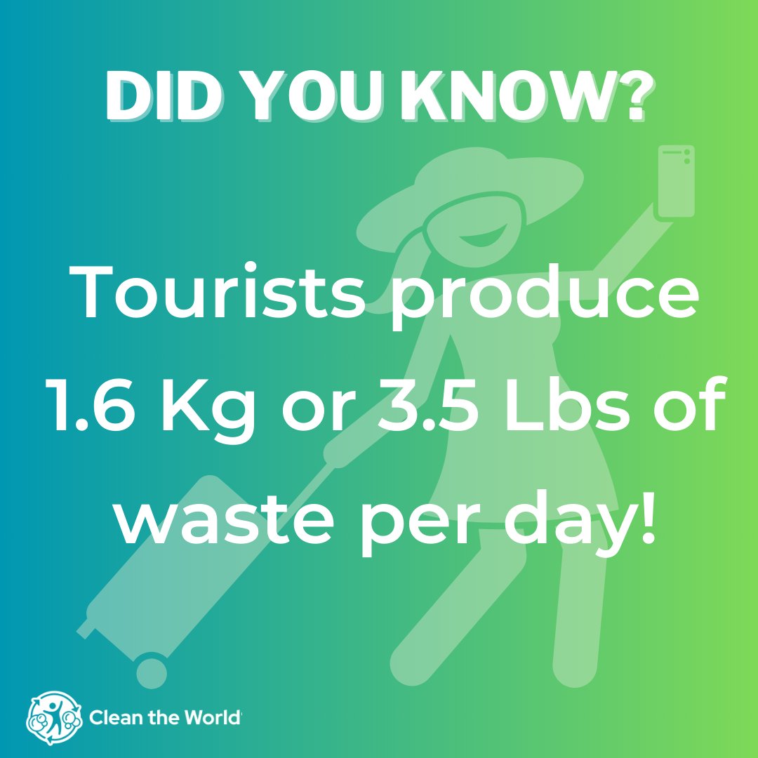 Waste generated by tourism & hospitality consists of 37%-72% organic waste, 6%-40% paper and cardboard, 5%-15% plastic, and 3%-14% glass. At @CleantheWorld, our purpose is to #maketheworldabetterplace by diverting soap & plastic amenities from landfills. hubs.la/Q02rwG2Y0.