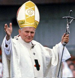 On this day in 2005, St. John Paul II left this world to enter the next. Ask him for a favor today. He is very generous on special days.