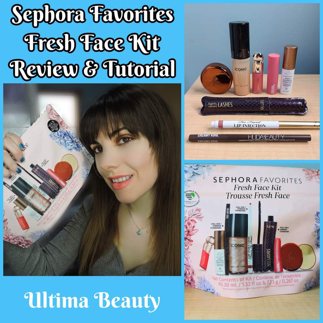 theultimabeauty's tweet photo. New review &amp; tutorial of @Sephora Favorites Fresh Face Kit 😊 https://t.co/hcKS0fOHgO

#ultimabeauty #sephora #sephorafavorites #sephorahaul #danessamyricksbeauty #rarebeauty #drunkelephant #iconiclondon  #hudabeauty #tartecosmetics #makeupbymario https://t.co/ADFOrnLILe