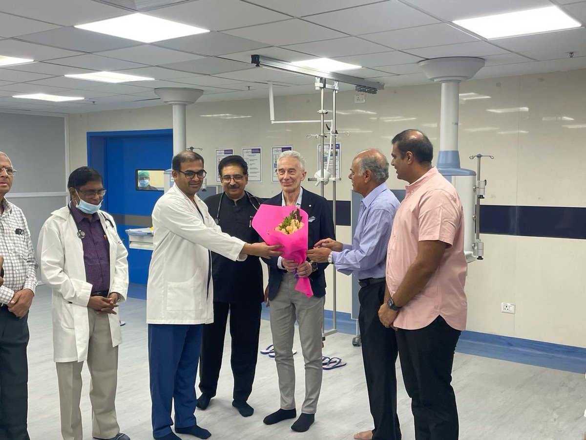 Prof Tando visited our EP Lab at Sri Ramakrishna Hospital, Coimbatore, India for inauguration of Cryoablation and shared his valuable experience. We thank you so much @tondo_claudioMD sir for the great teachings. It was pleasure to have u at our lab