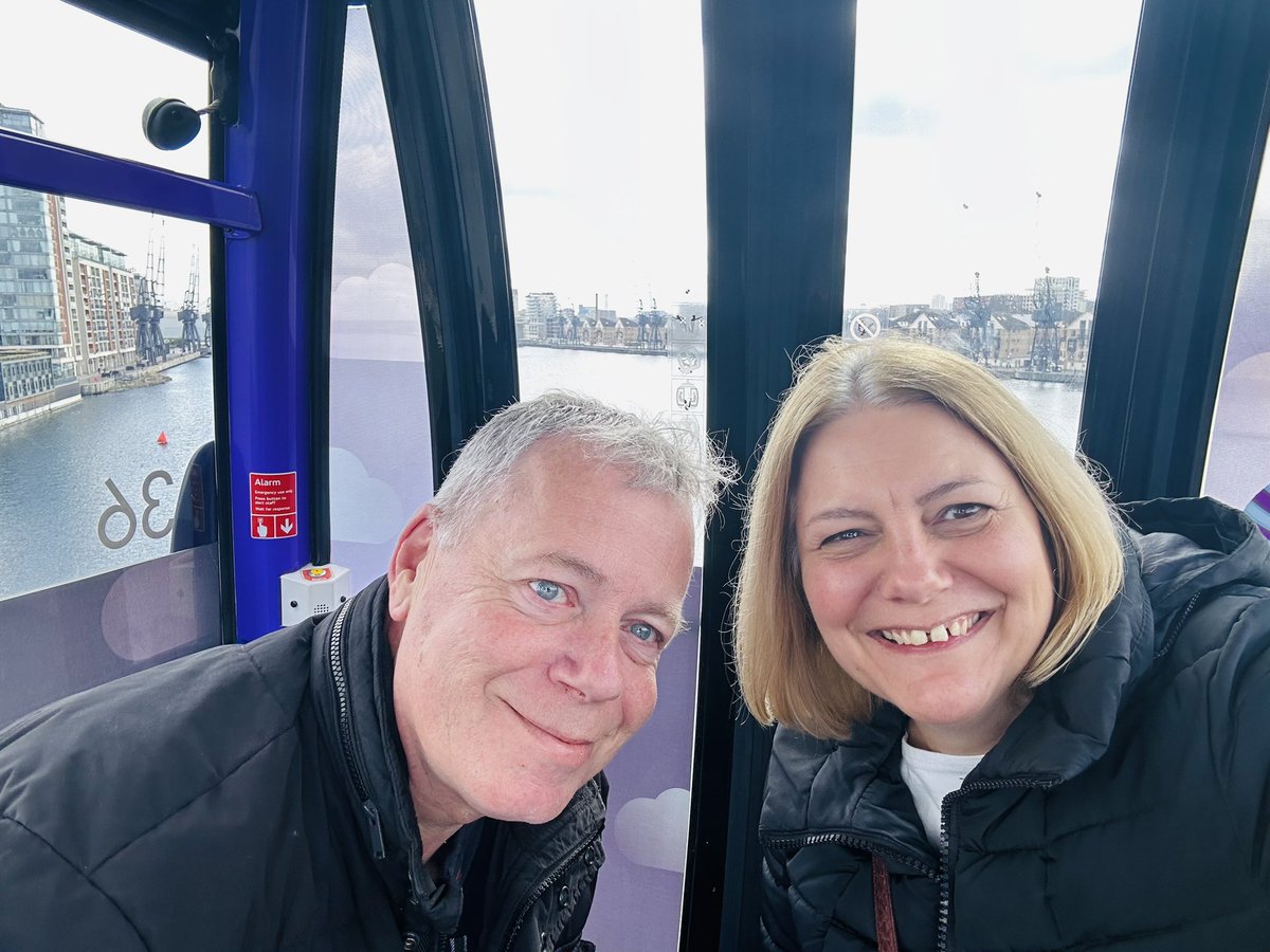 Went into London today for an appointment so decided to go on the cable car. It was something Tory talked about taking me on but we didn’t get around to it thinking there was always next year….. I thought about my beautiful girl & felt close to her up near the clouds 💙 #grief