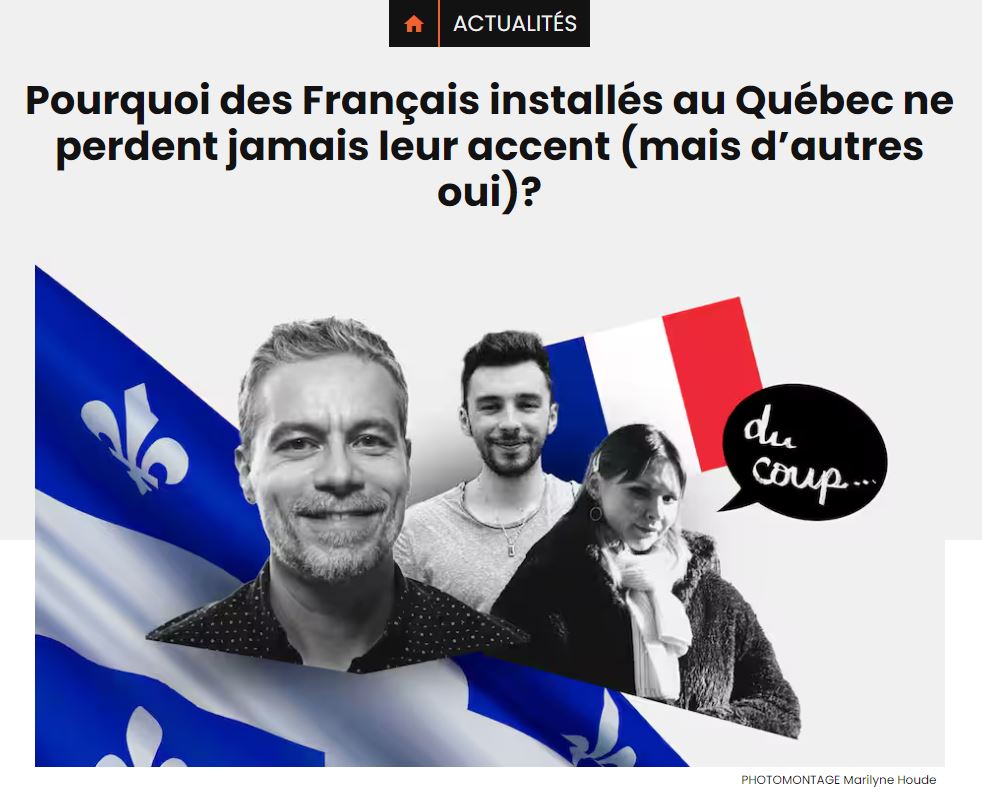 « Vous êtes-vous déjà demandé pourquoi certains de vos amis français, belges ou suisses installés au Québec depuis longtemps ont toujours leur accent? » 🗞 Lisez ce qu'en dit @kwebek, professeur à l'@USherbrooke et directeur du Centre, dans cette entrevue pour le média 24 heures…