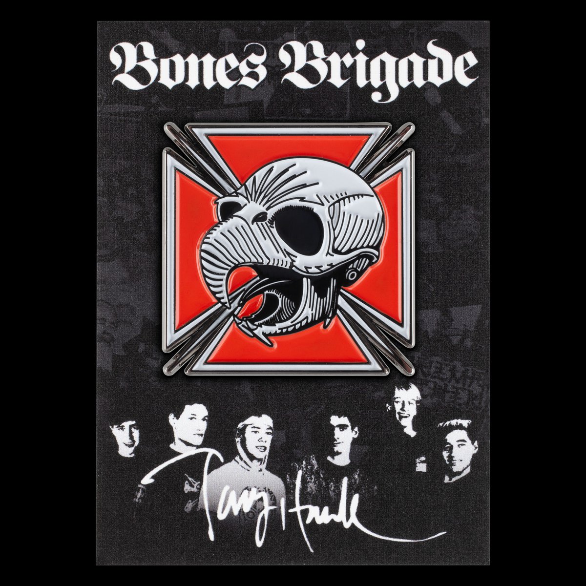 Bones Brigade @tonyhawk Lapel Pin, in stock. skateone.com/bones-brigade-…