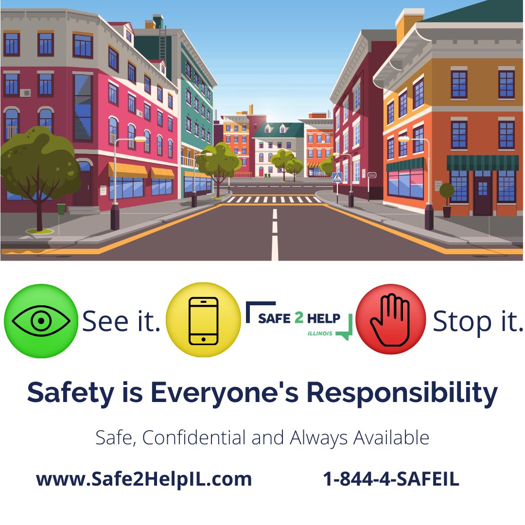 VOPpolice's tweet photo. Safe2Help Illinois offers a safe, confidential way to share info that might help prevent suicides, bullying, school violence or other threats to school safety. #SeekHelpBeforeHarm
📞 1-844-4-SAFE-IL
📱Safe2 (72332)
💻https://t.co/jCUCkpZIO8
@Safe2HelpIL https://t.co/qBPfFPjaYh