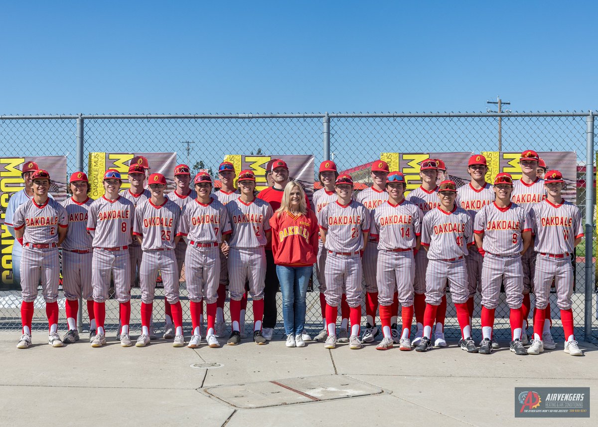 Day 2 of #MarkDickensTournament at Oakdale HS!  Great to see Mila Dickens &amp; her son Erickson throw the 1st pitch. ⚾️ Exciting games: Oakdale takes down Wheatland, Downey beats Las Plumas, Los Banos tops Escalon, &amp; Hughson overcomes Central Valley! #LetsWorkTogether #Amplivare