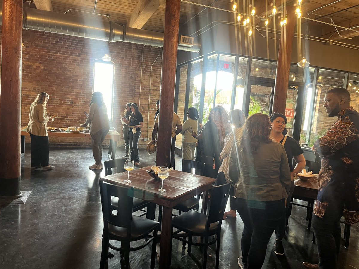 Ribbon cutting <a href="/ZwelisKitchen/">ZwelisKitchen</a> coming up, celebrating with <a href="/DowntownDurham/">Downtown Durham, Inc.</a> <a href="/DurhamNC/">Discover Durham</a> until 3!