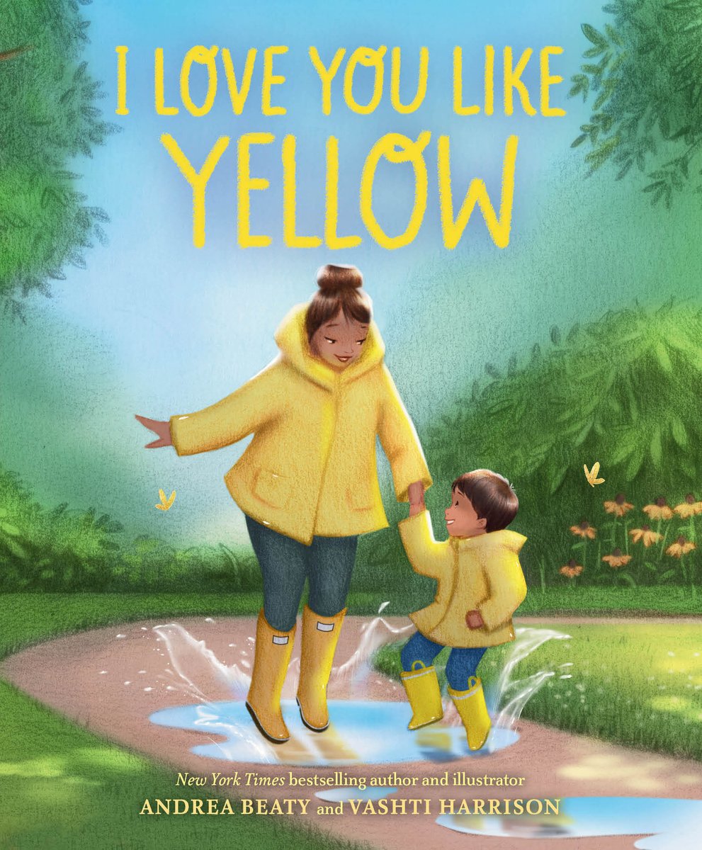 The beloved bedtime book #ILoveYouLikeYellow by author @AndreaBeaty and illustrator @VashtiHarrison is back—this time as a board book! Celebrate love in all its many forms when you pick up a copy today! #BookBirthday bit.ly/3OFH1Kn