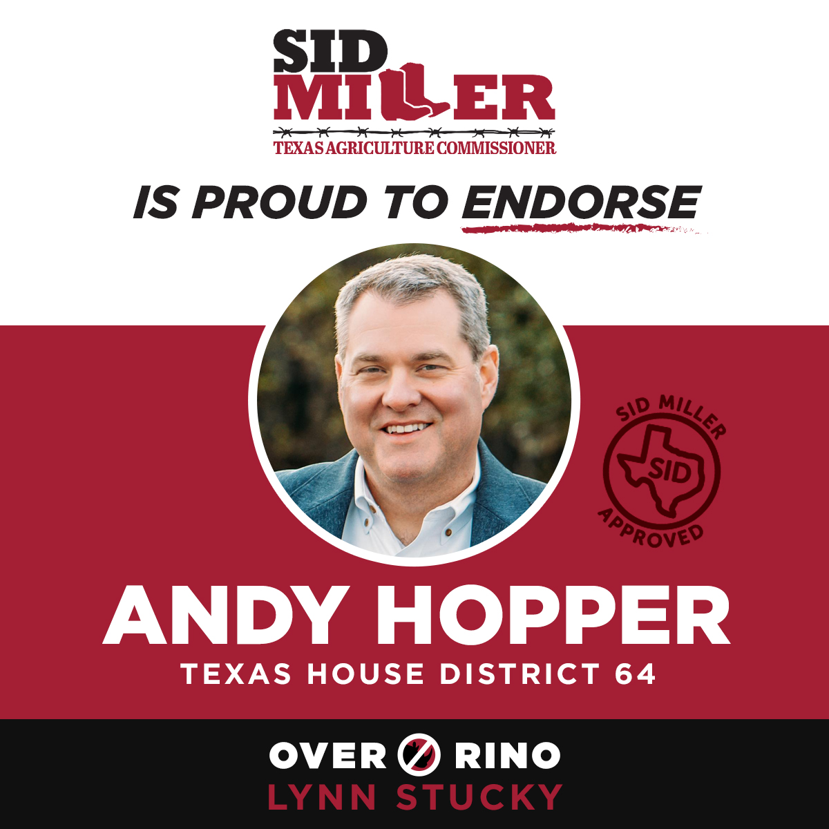 MillerForTexas's tweet image. It is essential to send a conservative majority to Austin. That means retiring establishment RINO @RepLynnStucky by electing Constitutional conservative @AndyHopperTX on May 28!

#txlege #gop #runoff
