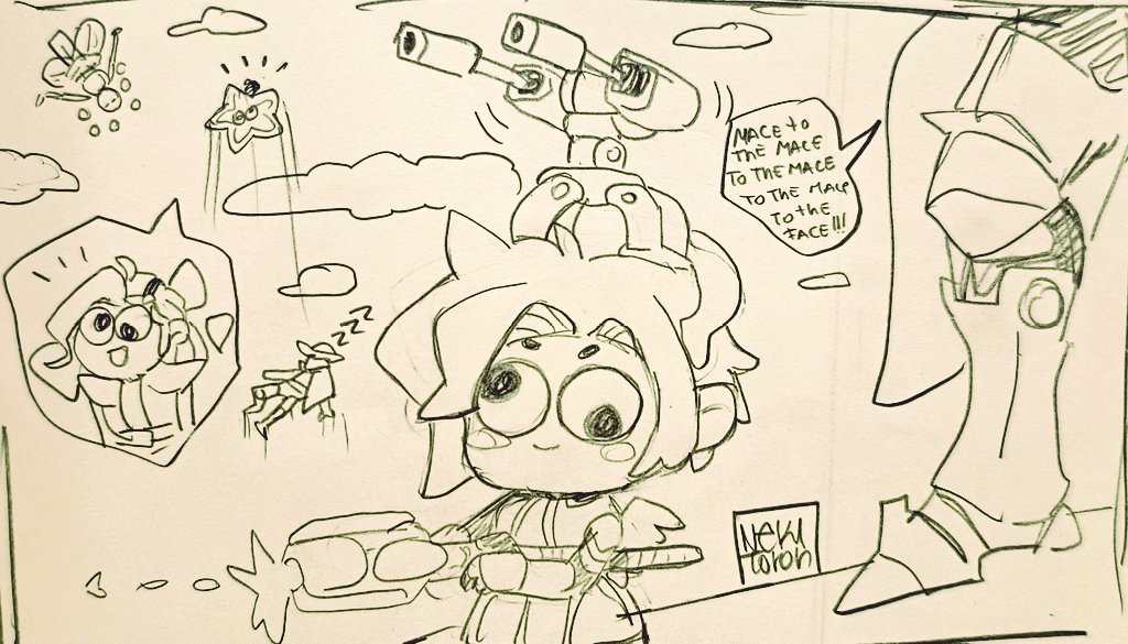 #Overwatch2 April Fools...👀
Sketch. . .♡ 