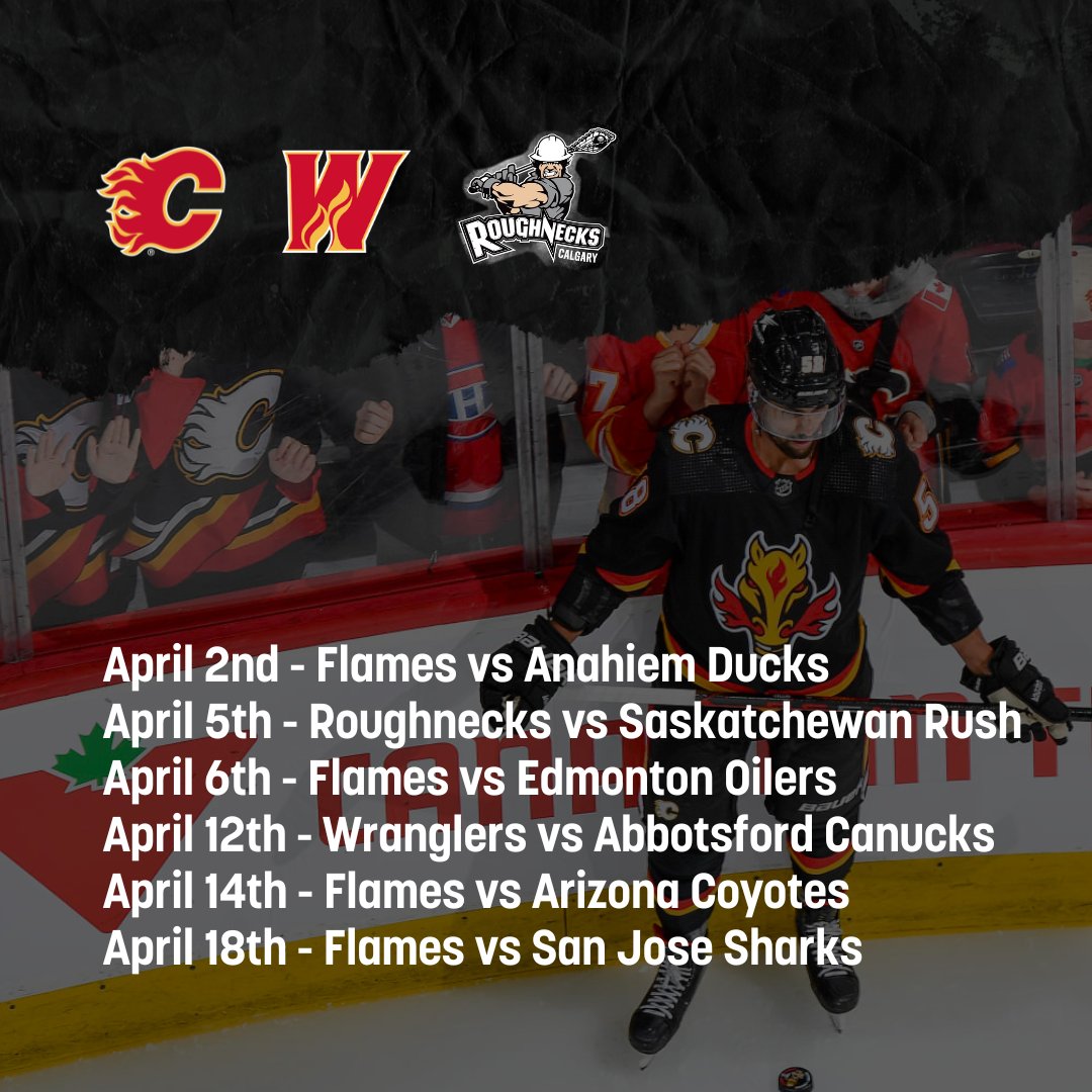 EXCITING NEWS!🔥 We are proud to partner with the @calgaryflames, @NLLRoughnecks and @AHLWranglers in support of the Arthur J.E. Child Comprehensive Cancer Centre. Get tickets using this link and $5 from your purchase will go to the #OWNCANCER campaign: saddledome.spinzo.com/?group=own-can…
