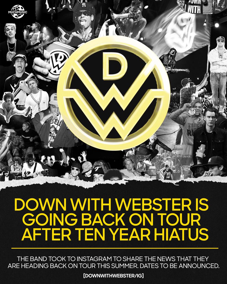 Much's tweet photo. #DownWithWebster is SO back🎸🎶 https://t.co/0gdDz5m4Mo