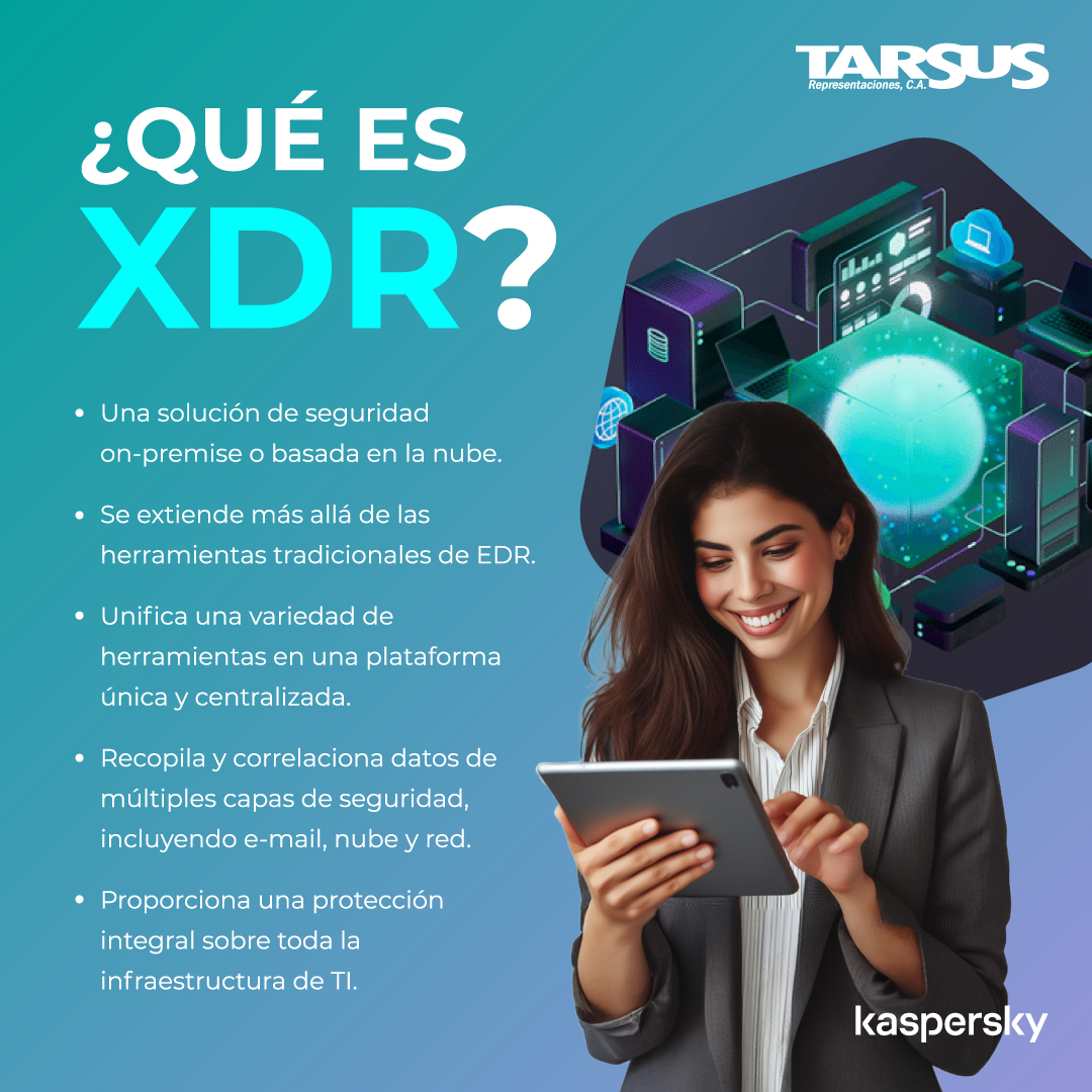 Tarsusventas's tweet photo. Proteja a sus clientes con una sólida solución de #ciberseguridad como #Kaspersky XDR. Esta solución integral le permitirá detectar y responder rápidamente a cualquier ataque o amenaza sofisticada que pueda surgir.

Contáctenos 👇
📧 ventas@tarsus.com.ve
📲 +58 04241850259 https://t.co/Uc5fq6jDL1