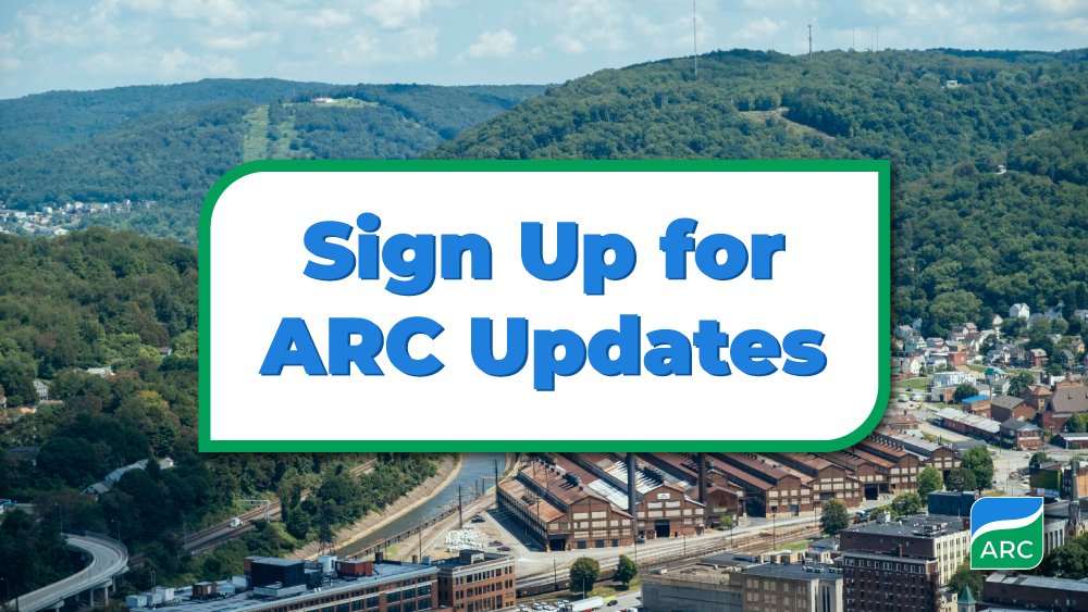 Did you know? We drop important announcements about funding opportunities via email first! Sign up for our Thursday newsletter to get our big ARISE announcement this Thursday! ✍️ Sign up: arc.gov/newsletter-sig… Learn more about ARISE: arc.gov/ARISE