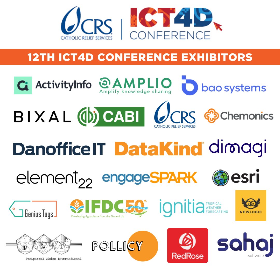 We had an excellent collection of exhibitors at the #ICT4D2024 Conference last month! A huge shoutout to all of the exhibitors who joined us at the Conference to showcase their latest contributions to mobilising and leveraging #tech4development