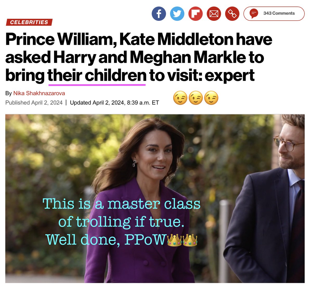 🤣🤣🤣👏 Are The Wales just trolling the Dumbartons???😂😂😂 #MeghanMarkleEXPOSED #MeghanMarkleWasNeverPregnant #moonbump #HarryAndMeghanAreFinished #PrinceHarryandDiddy