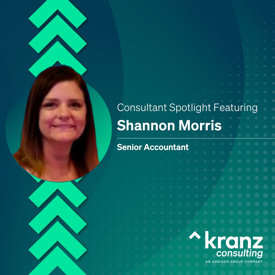 We are thrilled to highlight our Senior Accountant, Shannon Morris. Shannon has been a valuable part of Kranz Consulting since May 2022. Read the full interview to learn more about Shannon.  hubs.la/Q02qsvgN0