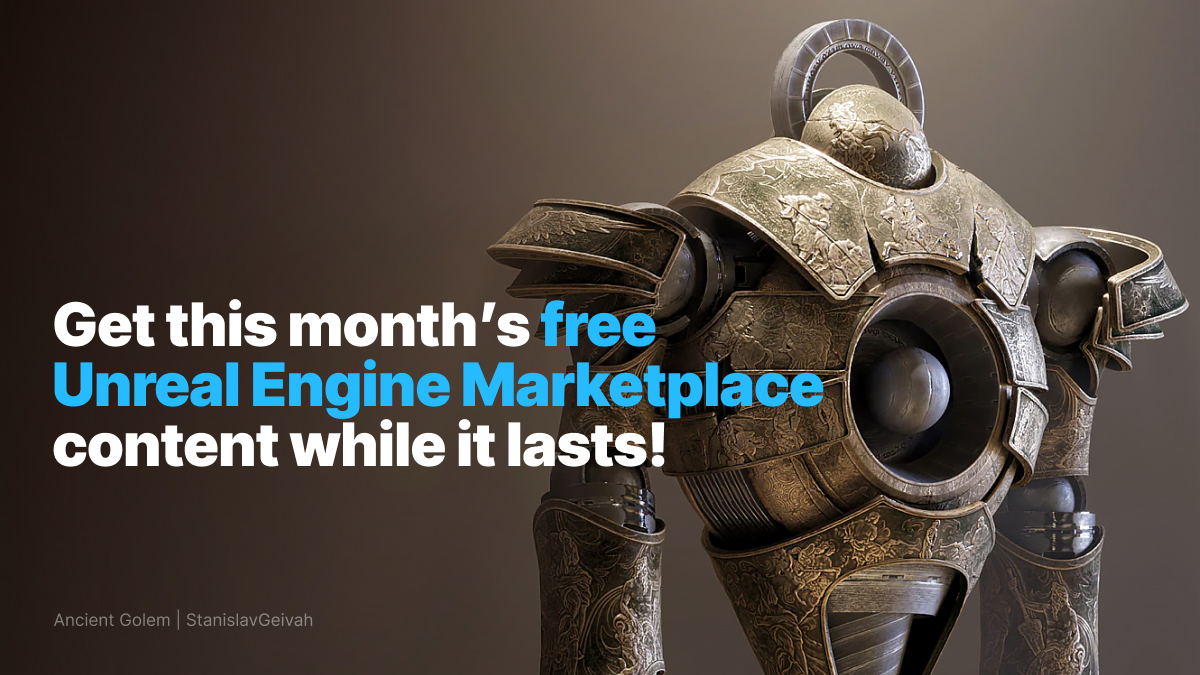 Love free stuff? Check out this month’s free Unreal Engine Marketplace content for atmospheric clouds, gothic cathedrals, and much more! epic.gm/ue-free-conten…