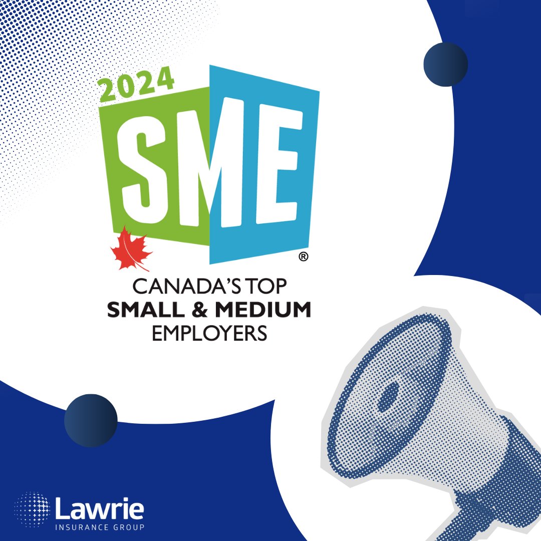 We are thrilled to announce that Lawrie Insurance Group has been named one of Canada's Top Small &amp; Medium Employers! It is wonderful to be listed alongside other fantastic organizations 🌟 View the full article here: theglobeandmail.com/business/adv/a…

 #topSME #topemployers2024