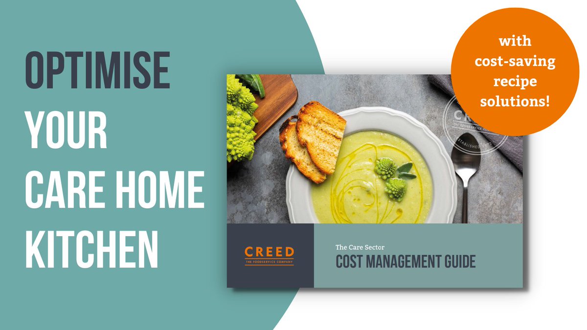 We know that sticking to budget can be a frustrating challenge within care homes. Our Cost Management Guide is here to help; developed by our experts to provide advice on money-saving solutions for your kitchen. 💡🍴 Download from our care asset hub here: creedfoodservice.co.uk/content/care-a…