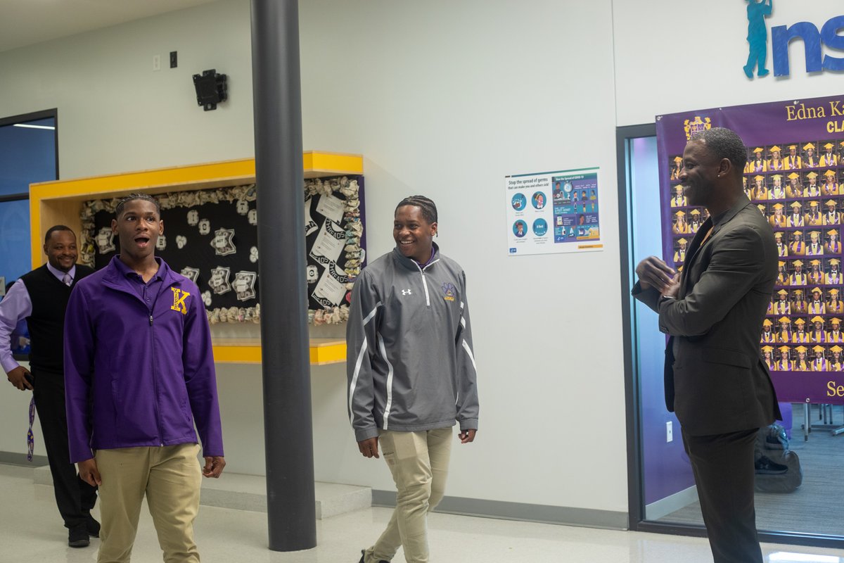 Exciting news! Zayden Hills & Arsenio Bolds from @EdnaKarrHS are the McCollum Scholars & College Beyond scholarship recipients! Thanks to @CJMcCollum from the New Orleans @PelicansNBA for this amazing opportunity! 🌟 #InspireNOLA #McCollumScholars #EdnaKarr
