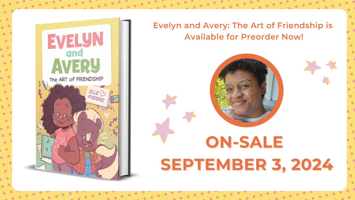 (1/2) No jokes today! The first book in my debut graphic novel series EVELYN & AVERY is available for pre-orders! Out Fall 2024 from @HarperChildrens!! 🔗harpercollins.com/products/evely…