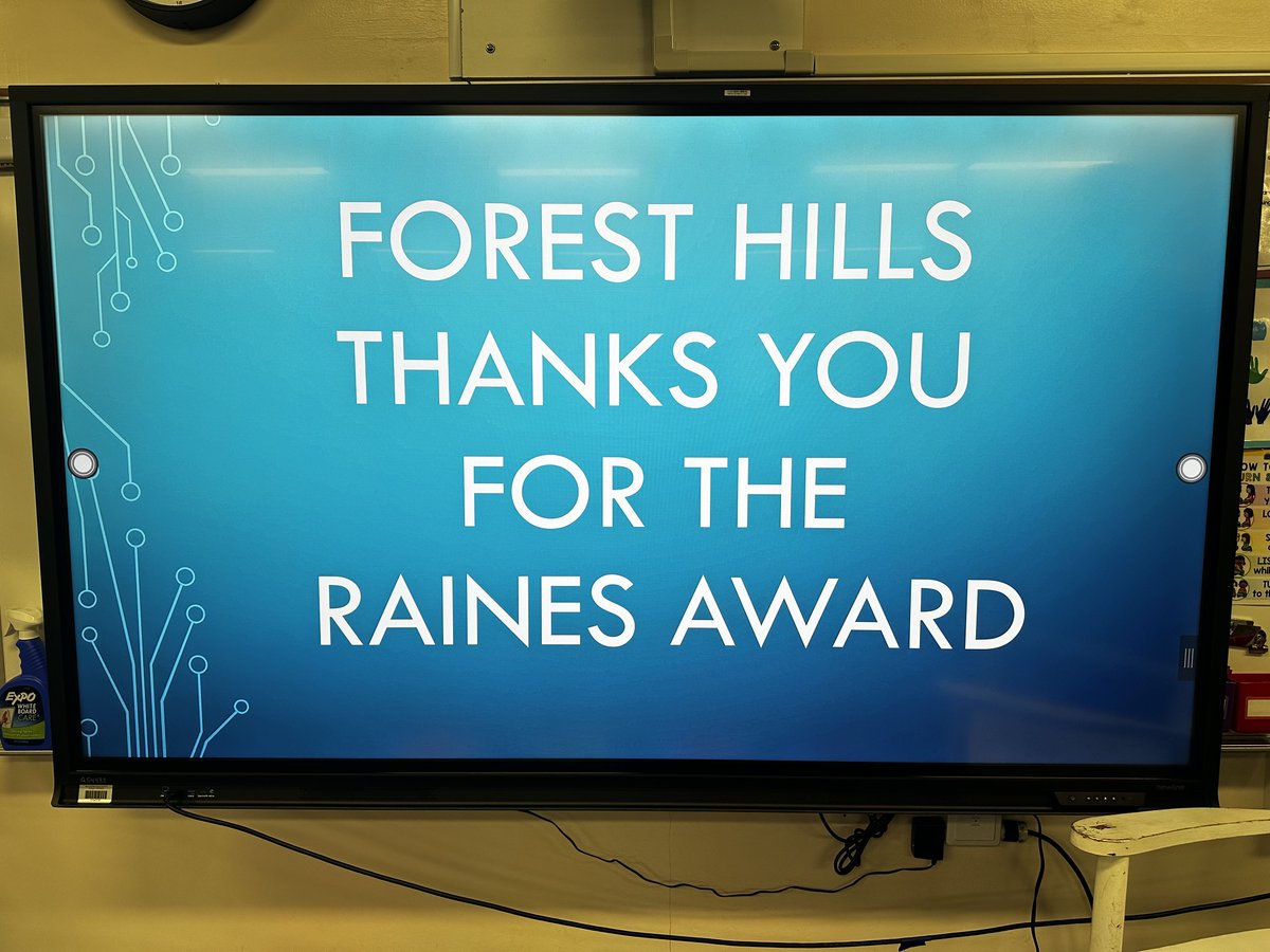 REDUCE, REUSE, RECYCLE, REWARDED! ♻️🏆 @HCPSForestHills received the 2024 Ryan Raines Award this morning. This award is given to the the school who best demonstrates sustainability and energy conservation throughout the school year.