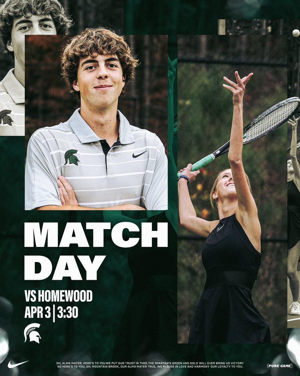 Come out Wednesday, 4/3, to watch some great tennis!!  GSG