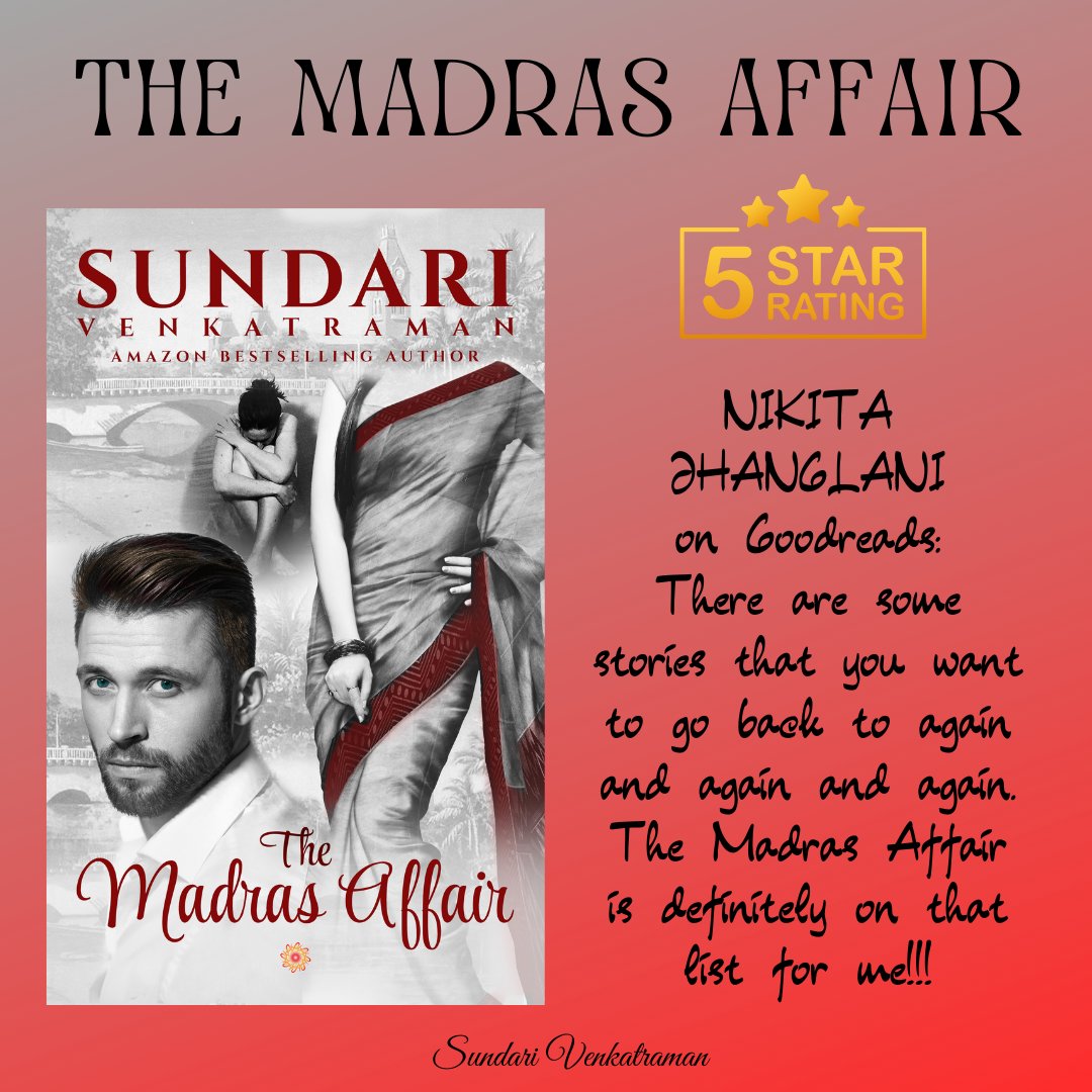 THE MADRAS AFFAIR #TheMadrasAffair #KindleUnlimited #RomanceNovel #contemporaryromance #Romance She turned the shower on and scrubbed herself twice with soap trying to remove the imprint of Giridhar’s touch. She felt like trash every time he touched her.   amazon.com/dp/B0743X54SN