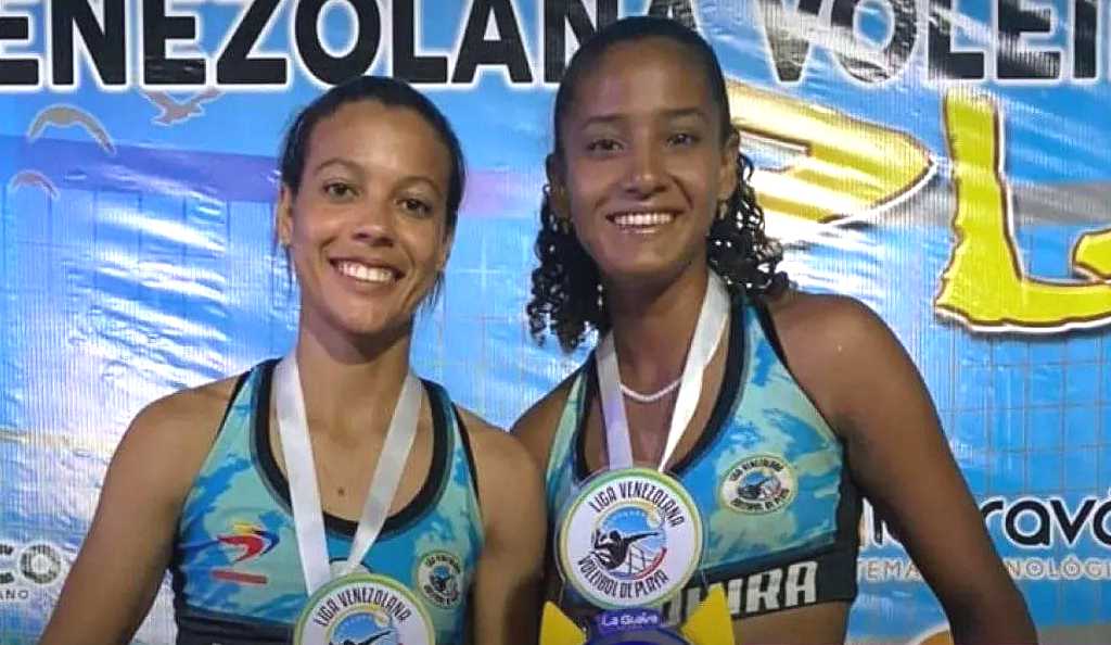 Las carabobeñas Norisbeth Agudo y Oriana Granadillo Campeonas de la I Parada de la Liga Venezolana de #Voleibol de Playa #CaraboboSiempreCampeon fundadeporte.gob.ve/carabobo/noris…