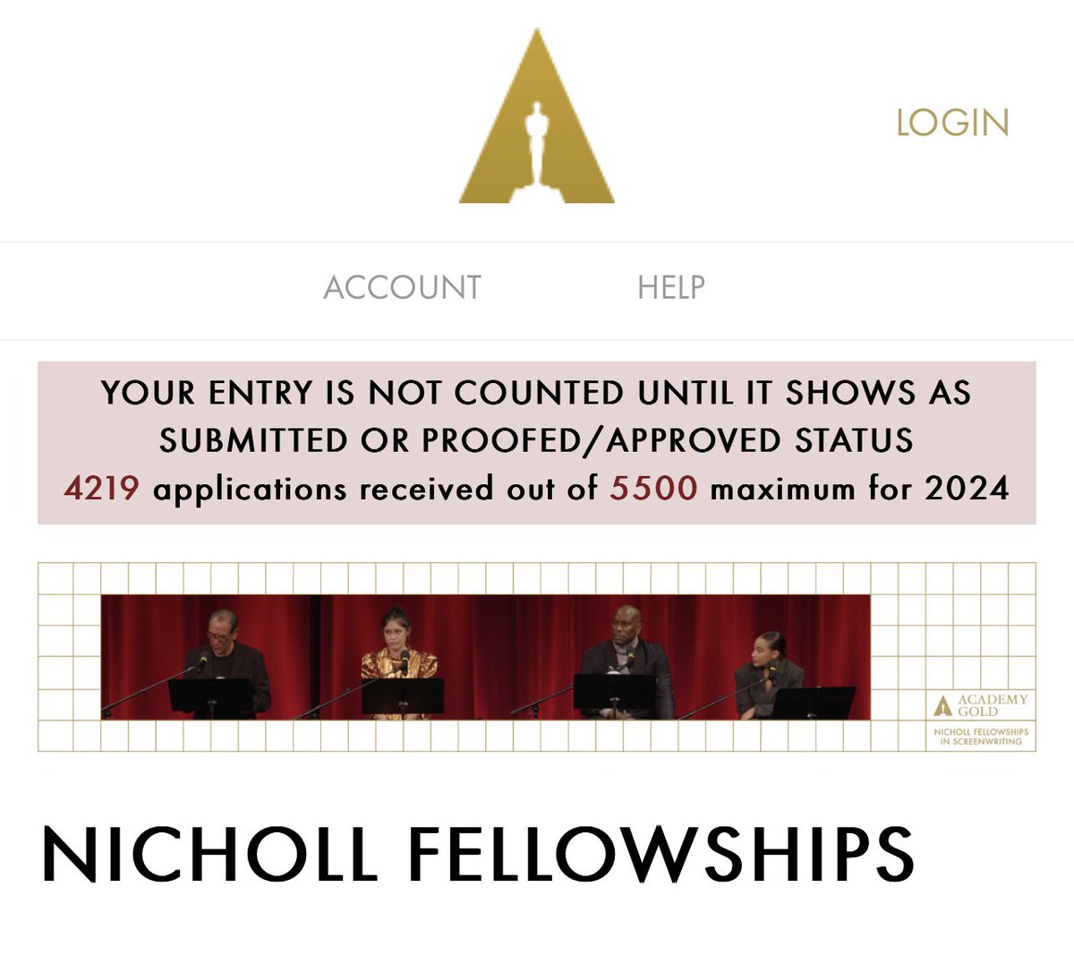I’d love to sponsor a writer’s entry into The Nicholl Fellowship— If you’re stressed out, feeling rushed and strapped financially, I’d like to cover the late entry fee. Drop a comment about something positive in your life rn, either granular or grand 👇🏻📝