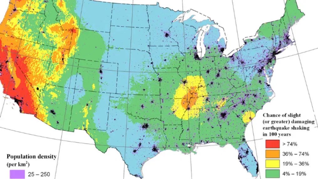 cryptobean13's tweet photo. @picklepeeete @NickHintonn If you overlay this map of fault line activity over the last 100 years, you can see the correlation. https://t.co/Z0qQ7rb70L