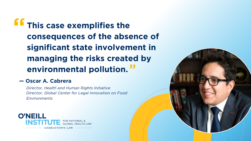 The <a href="/IACourtHR/">Inter-American Court of Human Rights</a> recently published its decision in the Case of La Oroya Community v. Perú, where <a href="/OACabrera/">Oscar A. Cabrera</a> on behalf of the HHRI had the opportunity to intervene as an expert witness for the petitioners.