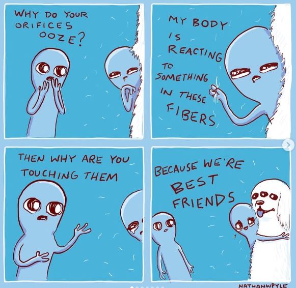 Day two,  living close to #Area51 giggle fun for the month! [ Artwork is by <a href="/nathanwpyle/">Nathan W Pyle</a> ]
#LaughterIsTheBestMedicine #JustAMinute #Aliens