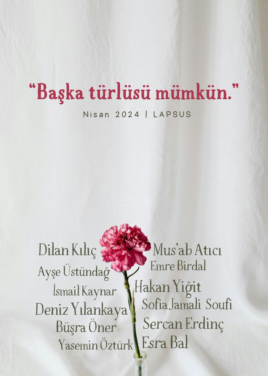 Lapsus Dergi (@lapsusdergi) on Twitter photo Lapsus Nisan sayısı yayında!
lapsusdergi.com
#edebiyat #siir #bahar #ask #Lapsus Lapsus Nisan sayısı yayında!
lapsusdergi.com
#edebiyat #siir #bahar #ask #Lapsus