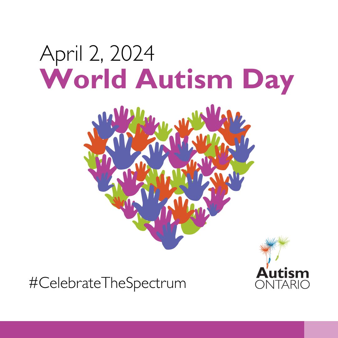 Today we recognize #WorldAutismAwarenessDay.  It's a day about celebrating those on the autism spectrum, recognizing their strengths and diversity, and striving for an inclusive community where Autistic people can thrive.

#NorthGrenville