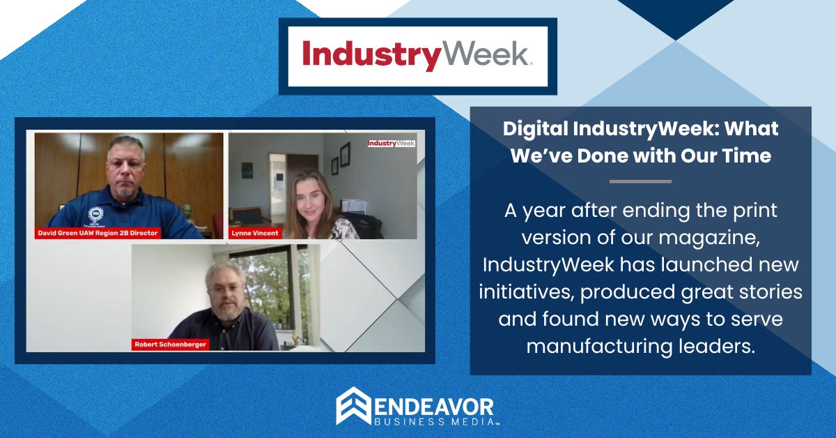 IndustryWeek's digital transformation is in full swing! From dynamic live videos to insightful editorial webinars, explore our journey below!🖥️ Full Article: bit.ly/4cGes9N #EndeavorBusinessMedia #B2BMedia #IndustryWeek #Manufacturing #DigitalTransformation