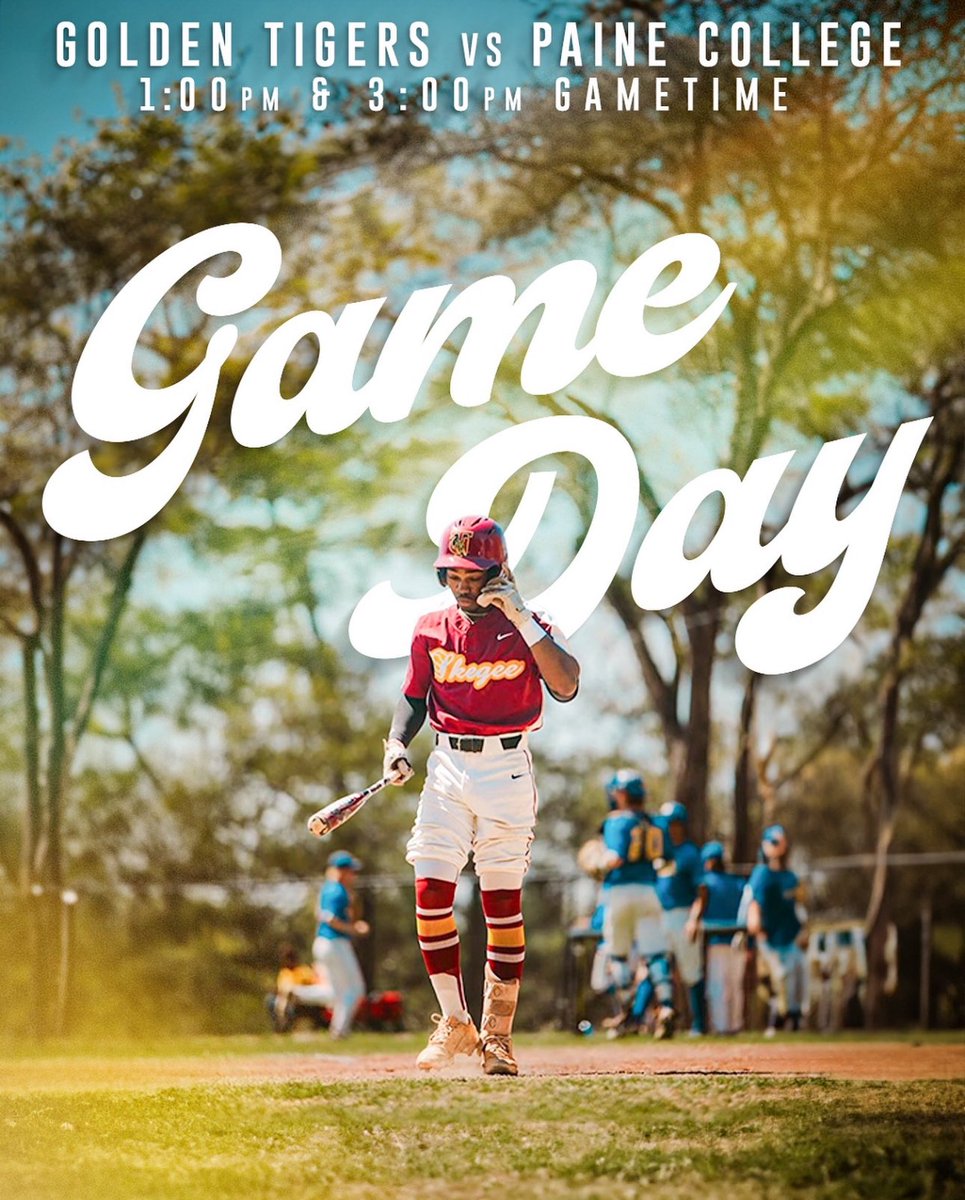 Game time for today 📍Tuskegee, Alabama 🆚Paine College #mytuathletics #skegeebaseball