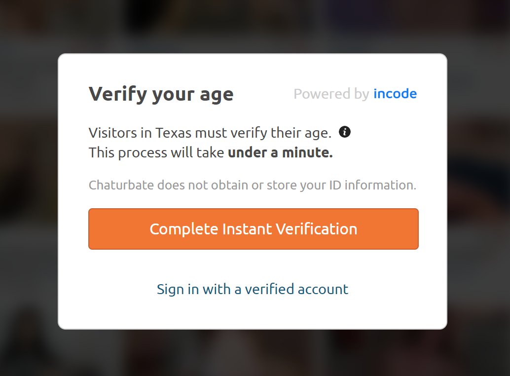 Chaturbate now implemented mandatory age verification for multiple US states including Texas, Utah and Virginia. I'm assuming VPNs are used widely to get around this by users, but it might cause a slight drop in viewership.