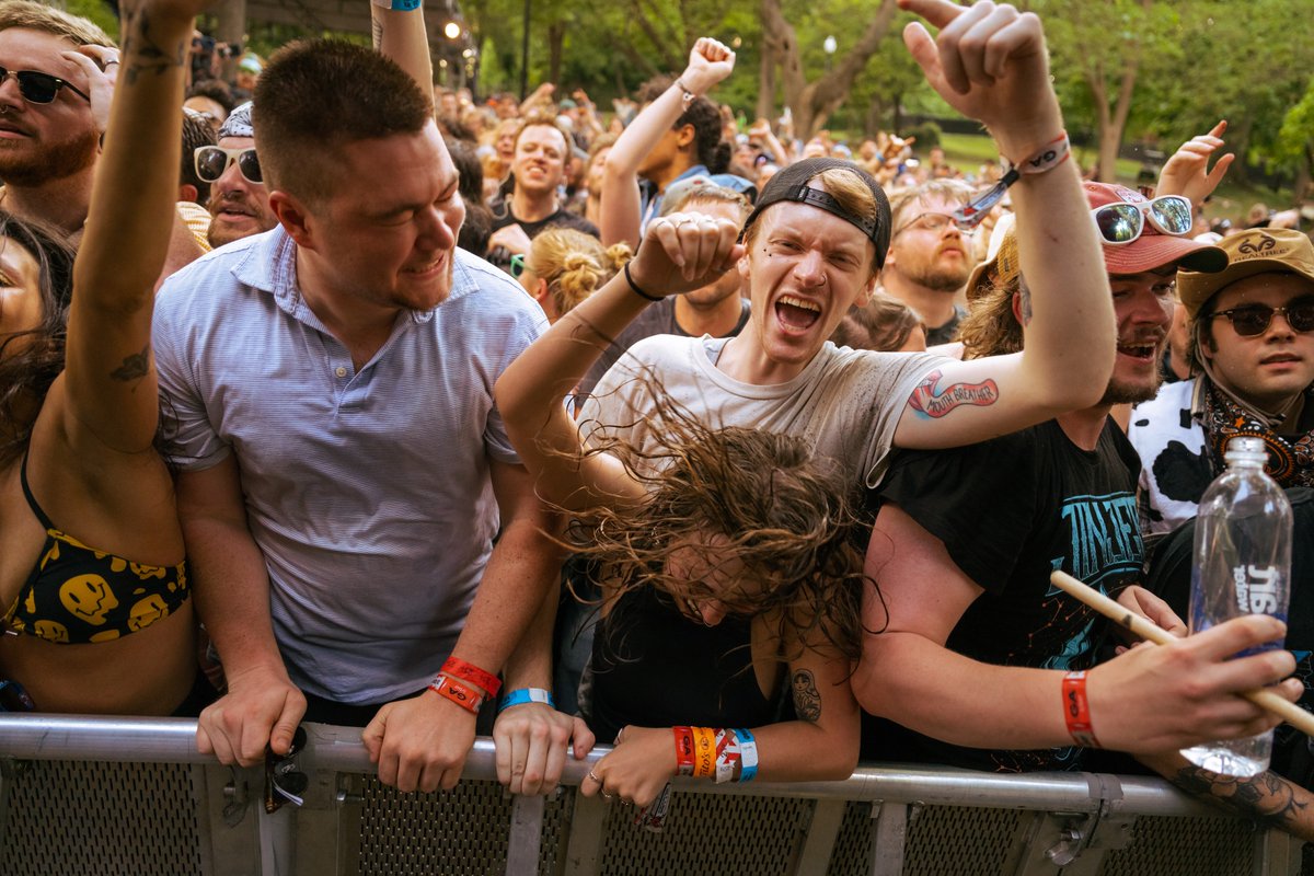 That front row feeling >> Which artist will you be running to the rail for?