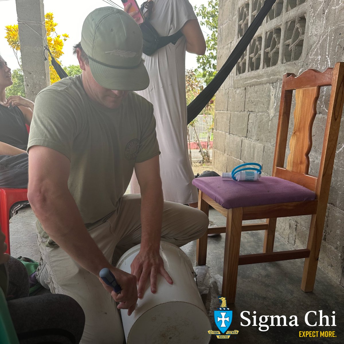 Outstanding work to the Eta Zeta Chapter of Sigma Chi at Georgia Southern University in making a true difference in the world! Twenty-one brothers spent their spring break in Panama City, Panama, delivering water filter systems to families in need.