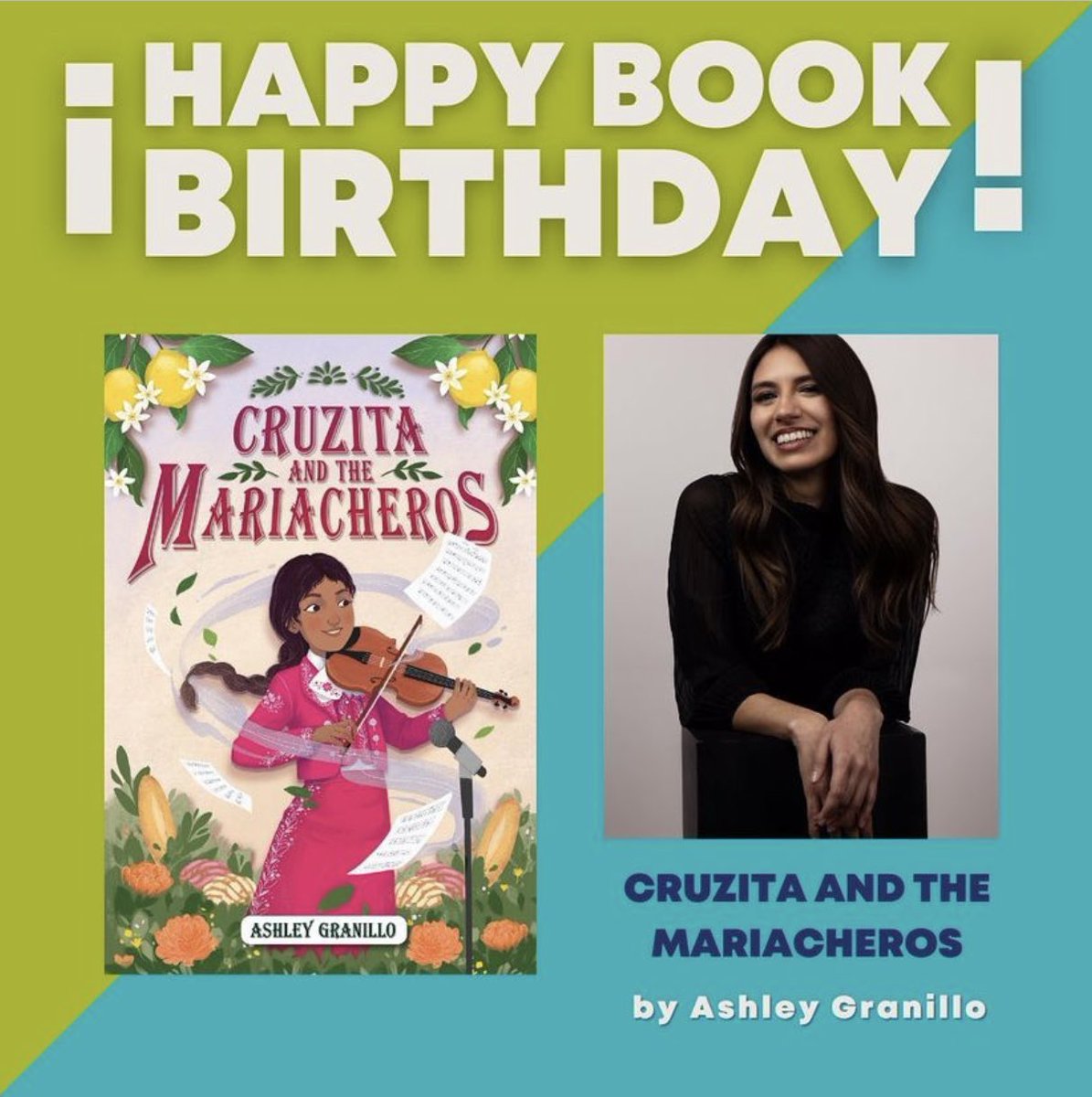 LasMusasBooks (@lasmusasbooks) on Twitter photo 🎊We wish the happiest book birthday to CRUZITA AND THE MARIACHEROS by Musa Ashley Granillo! 🥳
Congratulations, <a href="/missashleyjean/">Ashley Jean</a>!!
#writingcommunity #kidlit #LasMusasBooks 🎊We wish the happiest book birthday to CRUZITA AND THE MARIACHEROS by Musa Ashley Granillo! 🥳
Congratulations, <a href="/missashleyjean/">Ashley Jean</a>!!
#writingcommunity #kidlit #LasMusasBooks