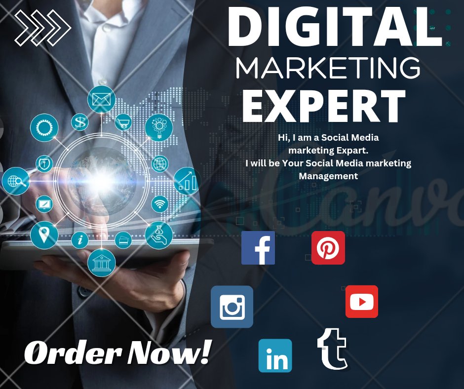 I will be Your Social Media marketing Expart 💻💰🔥

#digitalmarketing #facebookmarketing #instagrammarketing #socialmediamarketer #graphicdesigner #bestdigitalmarketer #seo #seoexpert #leadgeneartion #emailmarketing #pinterestmarketing #twittermarketing #youtubemarketing #dataen